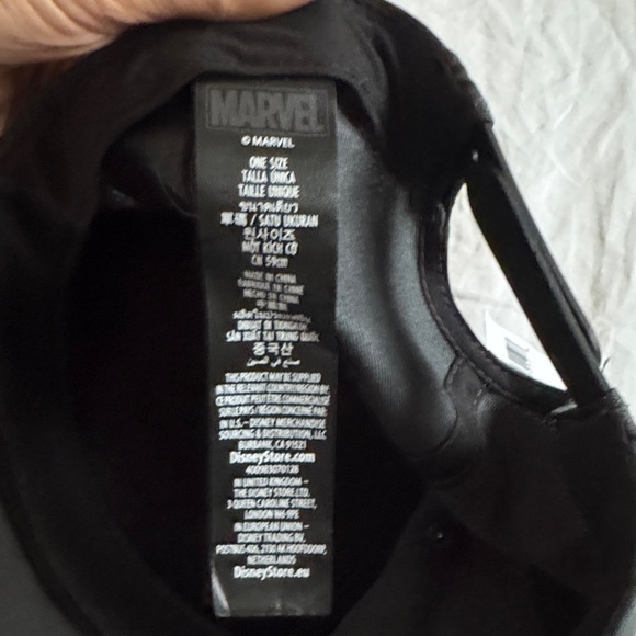 NWT marvel Spiderman logo hat, adult, adjustable - Dark gray - Picture 3 of 4